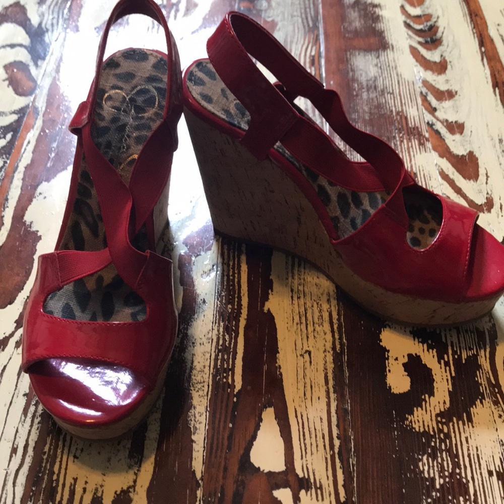 Jessica Simpson wedges